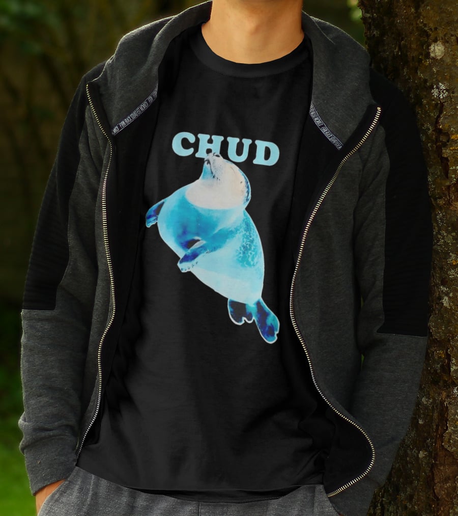 CHUD Seal Floating In Blue Water T-Shirt