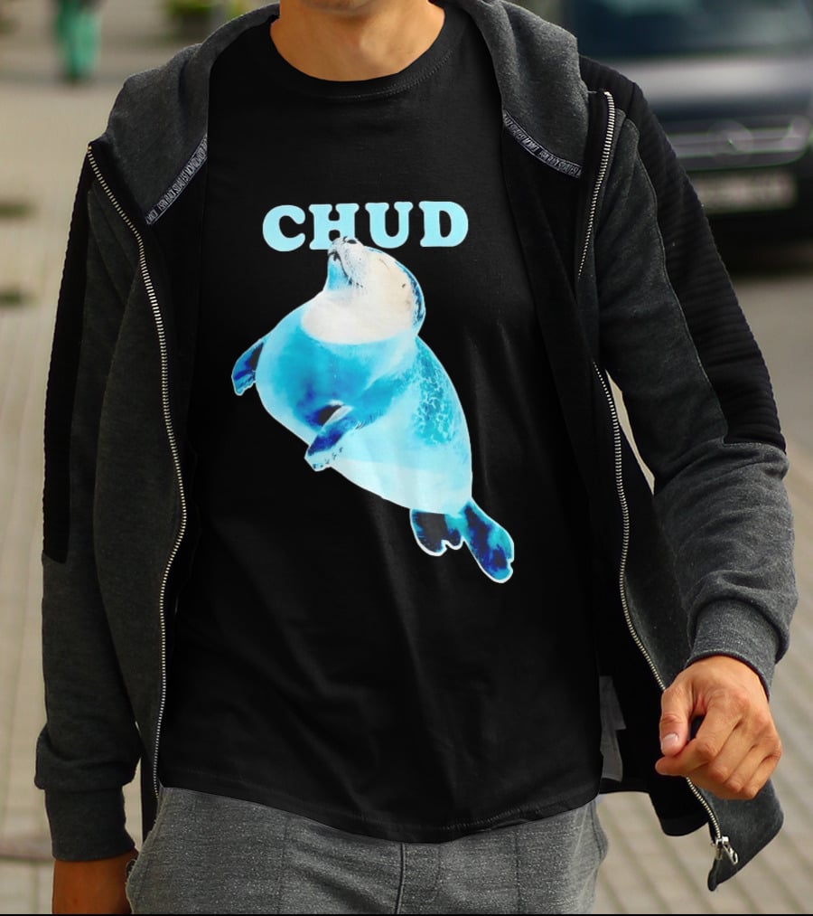 CHUD Seal Floating In Blue Water T-Shirt