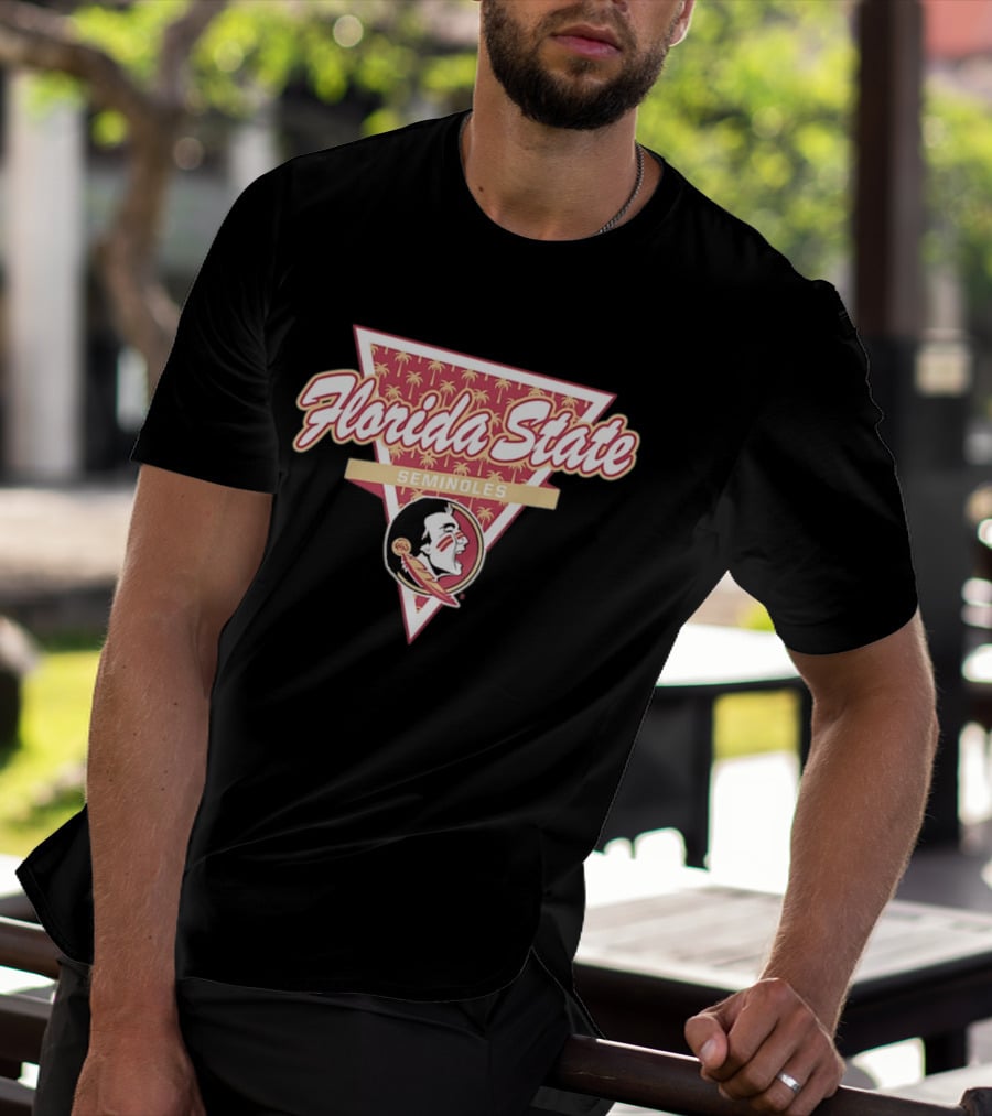 Florida State Seminoles Palm Tree Triangle T-Shirt