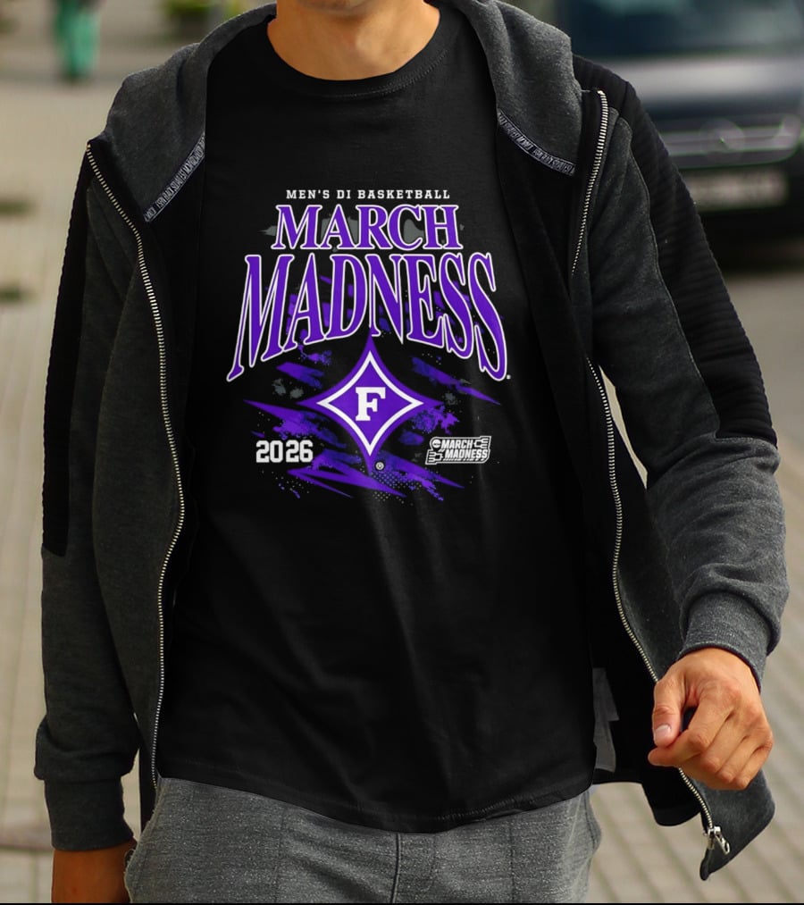 Men's DI Basketball Furman 2026 March Madness T-Shirt