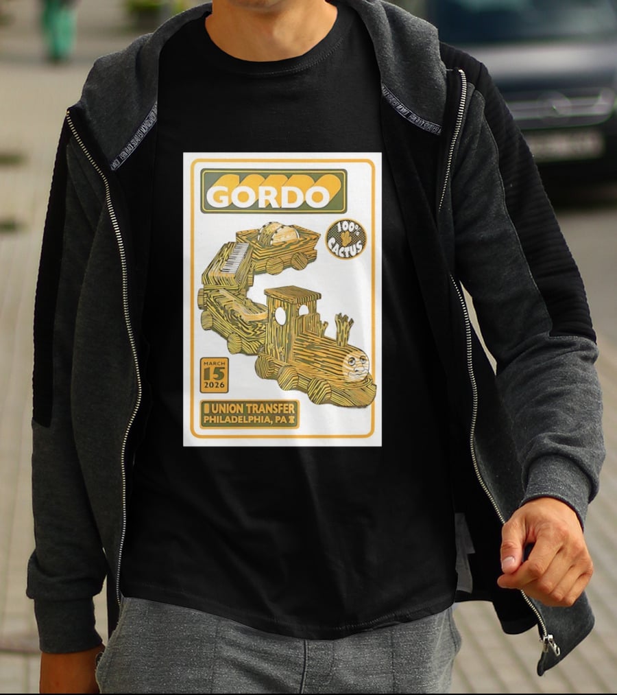 Gordo 100 Cactus Train Union Transfer Philadelphia PA March 15 2026 T-Shirt