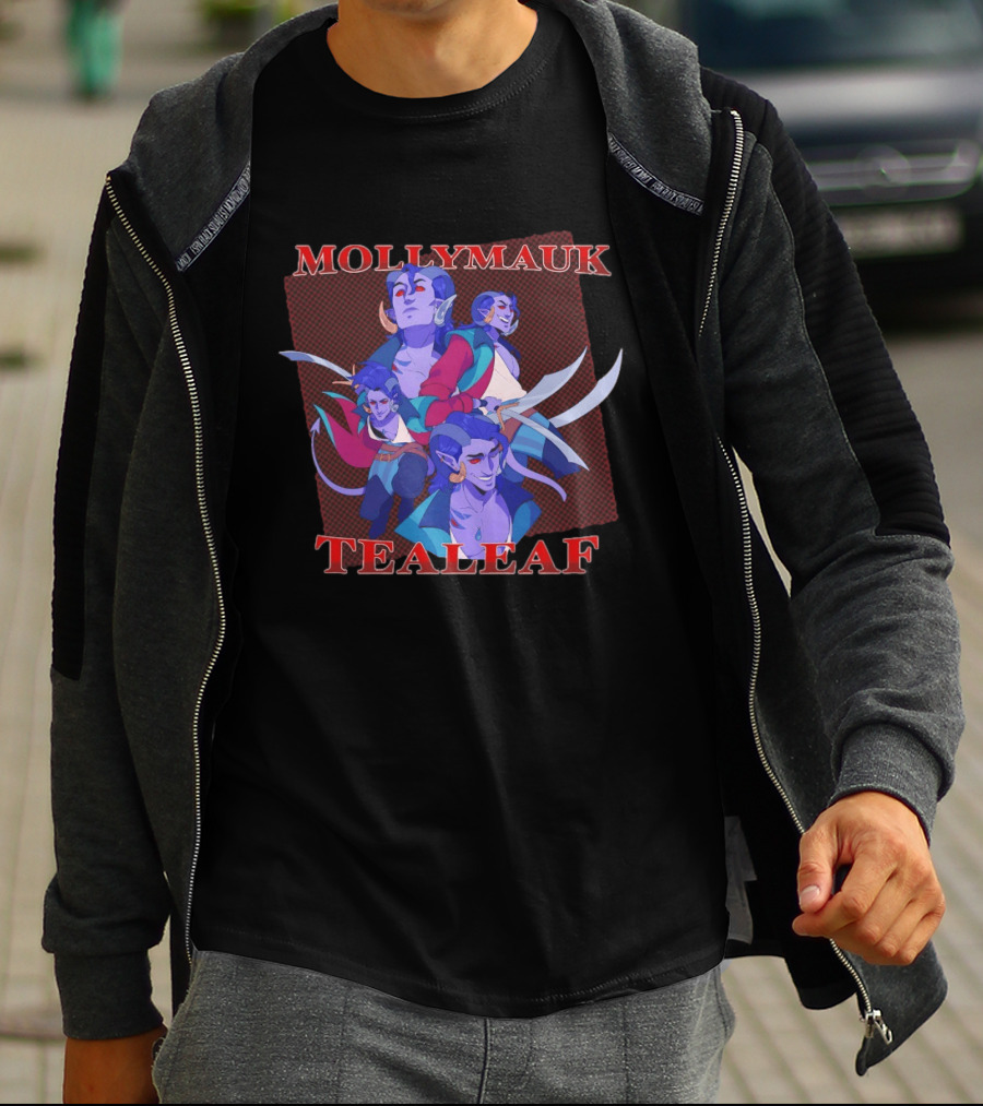 Mollymauk Tealeaf Vibrant Character Art Compilation T-Shirt