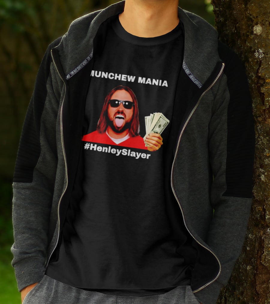 MUNCHEW MANIA #HenleySlayer Money And Sunglasses T-Shirt