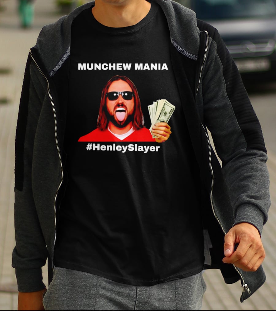 MUNCHEW MANIA #HenleySlayer Money And Sunglasses T-Shirt