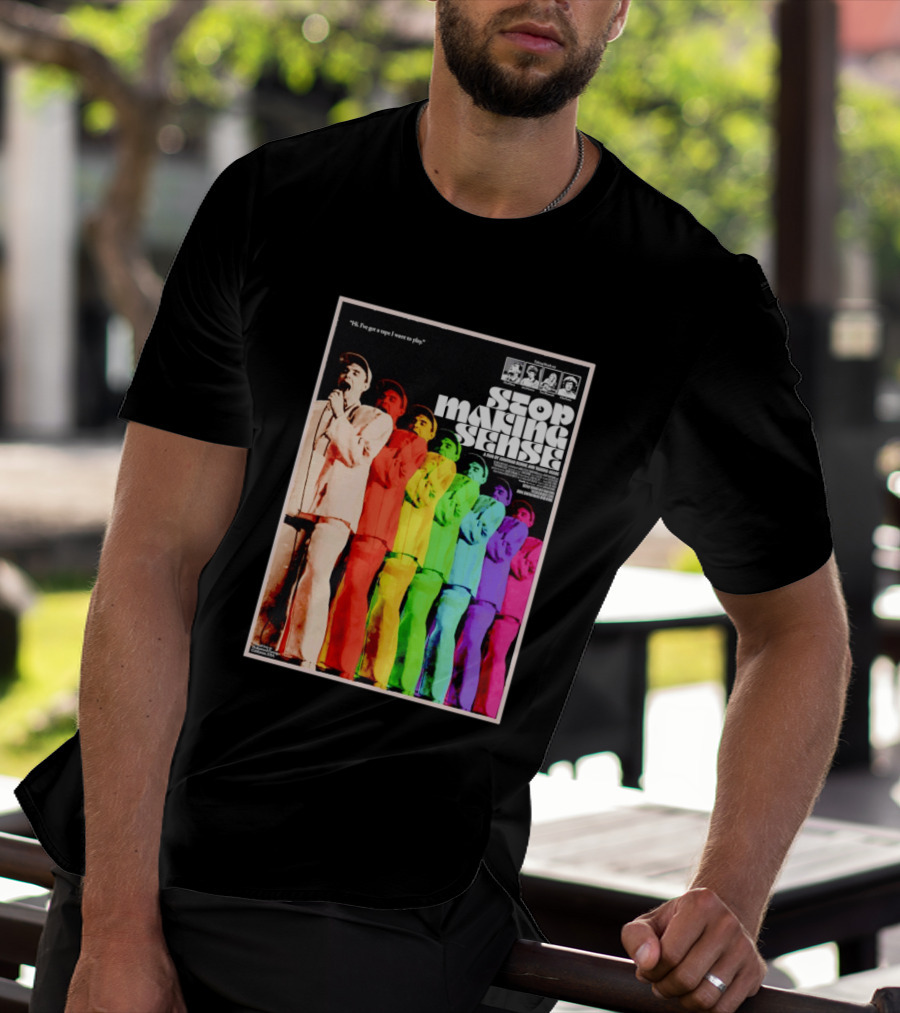 Stop Making Sense Rainbow Concert Film T-Shirt