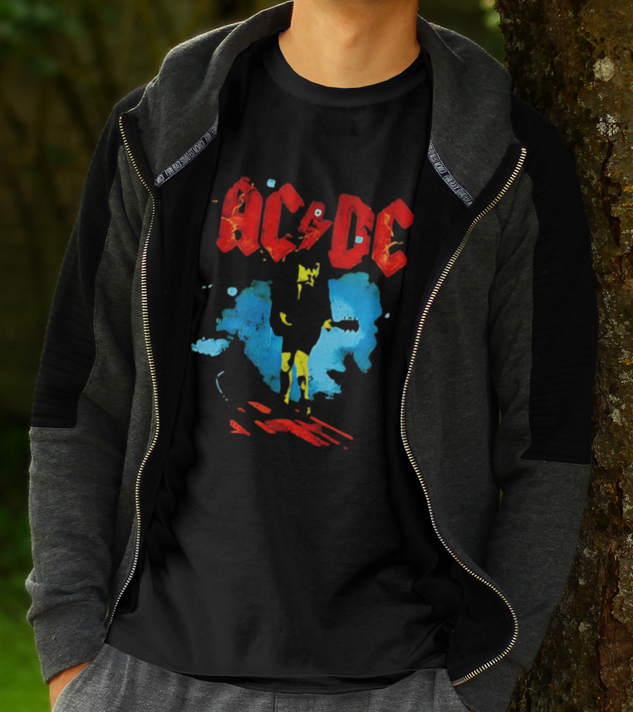 ACDC Angus Young On Stage Rock Legend T-Shirt