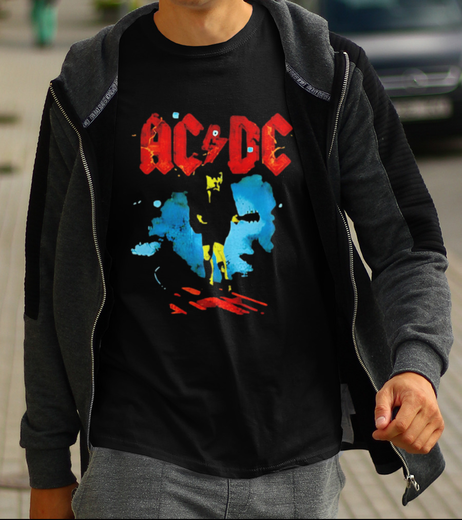 ACDC Angus Young On Stage Rock Legend T-Shirt