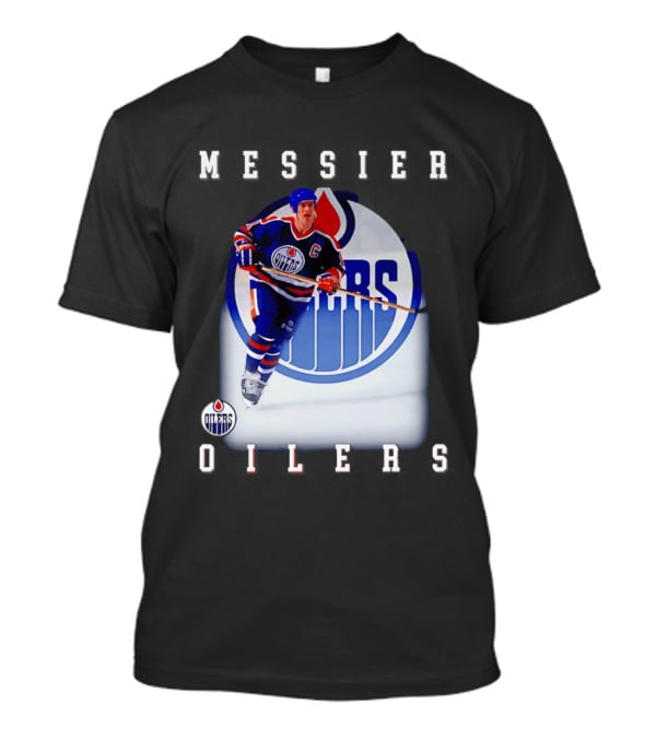 Edmonton Oilers Mark Messier Legendary Hockey Player Iconic Team Legacy T-Shirt