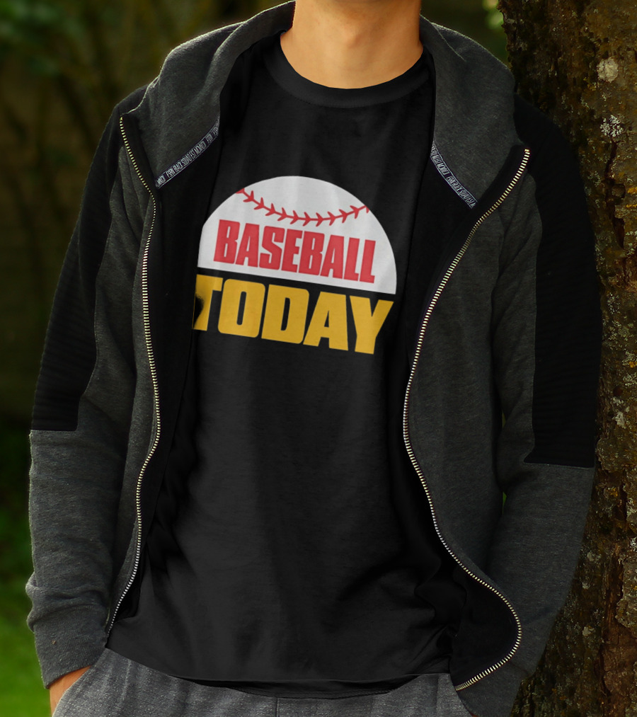 Baseball Today Embroidered 2026 Vintage Style Sports T-Shirt