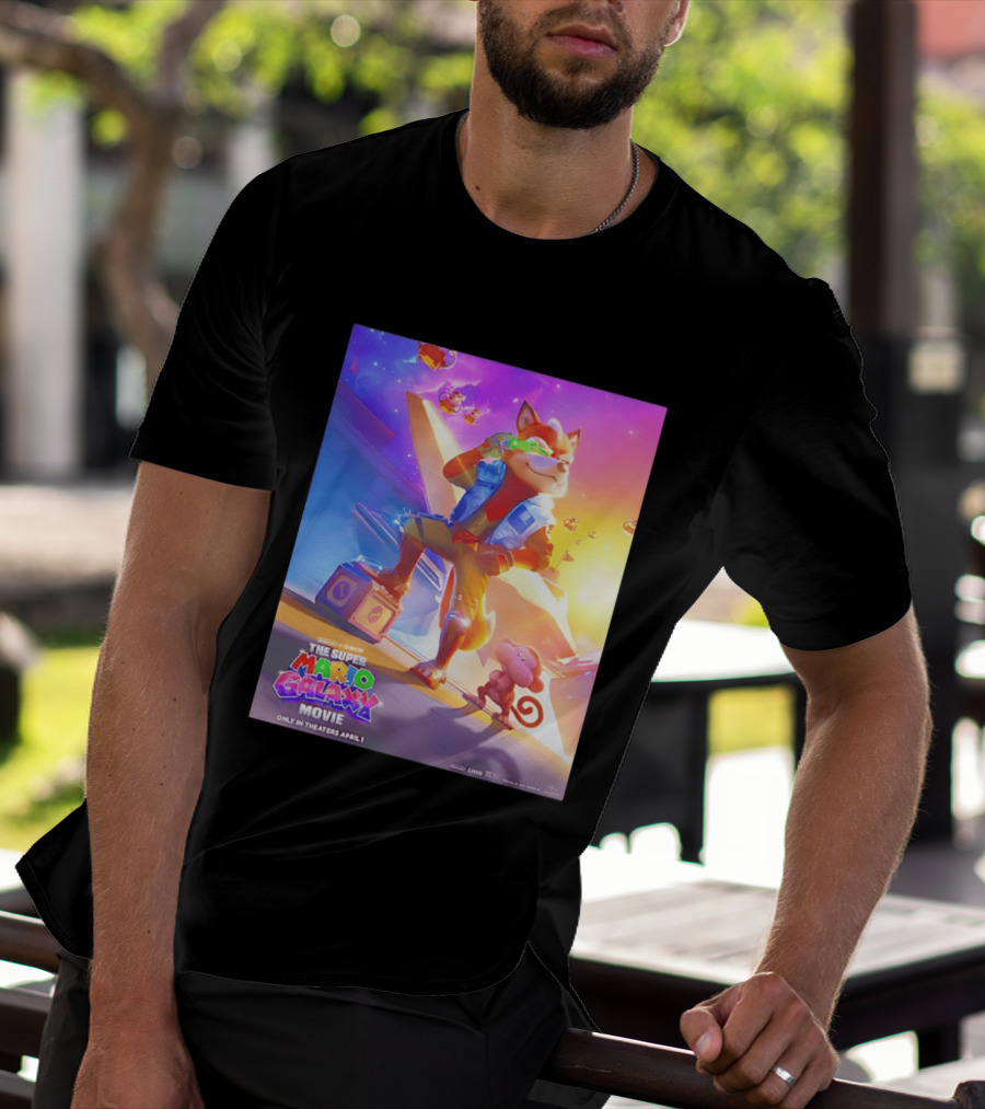 The Super Mario Galaxy Movie Featuring Fox McCloud Teaser T-Shirt