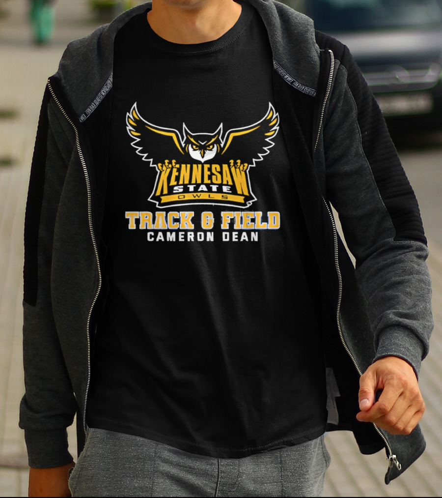 Kennesaw State Owls Track And Field Cameron Dean University Sports Gear T-Shirt