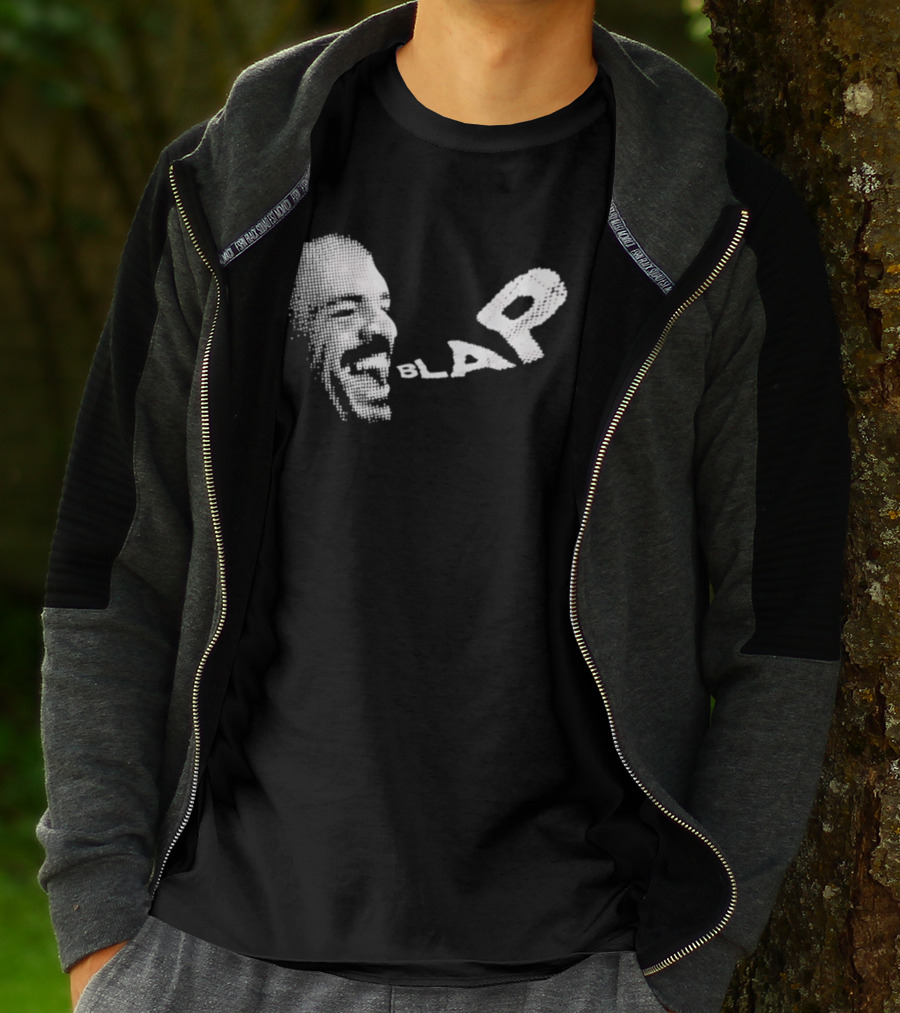 Blap Halftone Scream Expression Art Piece T-Shirt