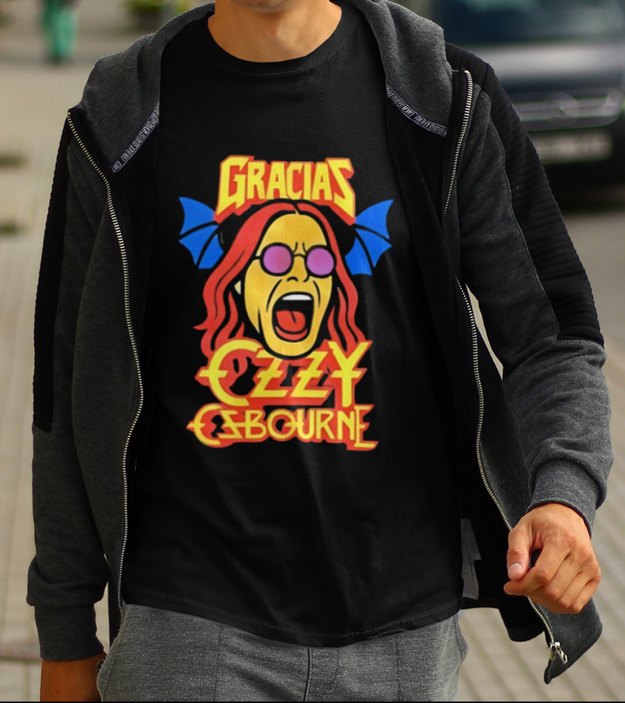 Gracias Ozzy Osbourne Colorful T-Shirt