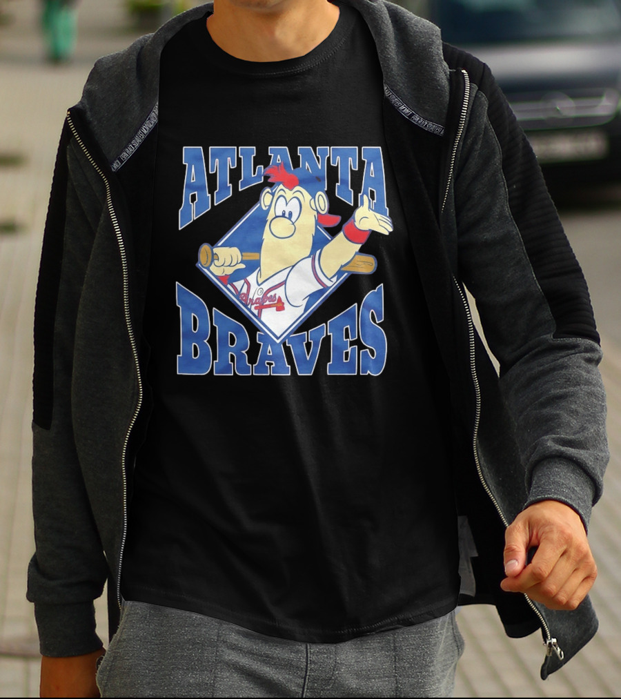 Atlanta Braves Blooper MLB Baseball T-Shirt
