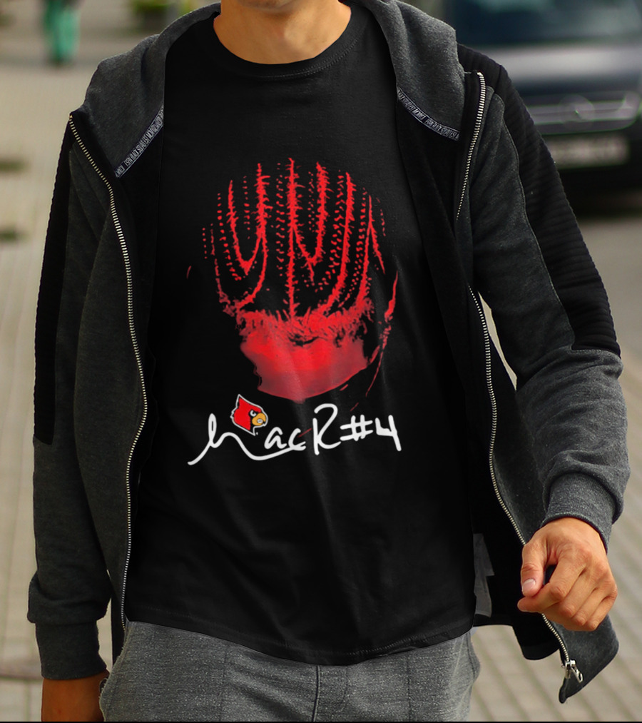 Louisville Cardinals Mackenzie Randolph #4 Signature T-Shirt