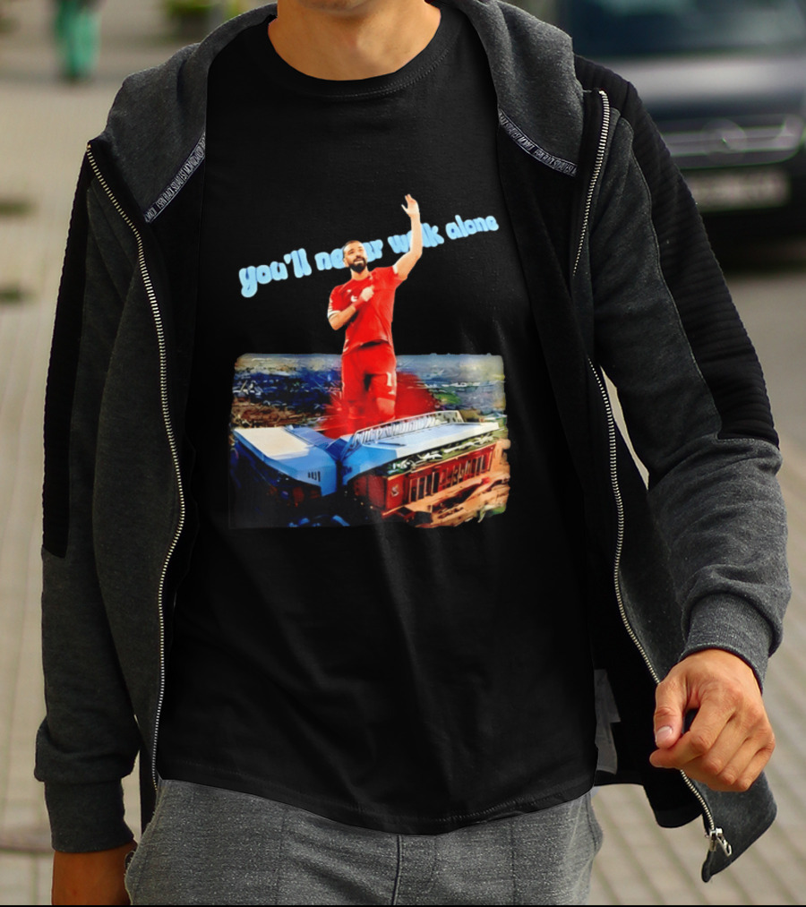Mohamed Salah You'll Never Walk Alone Liverpool FC Stadium T-Shirt