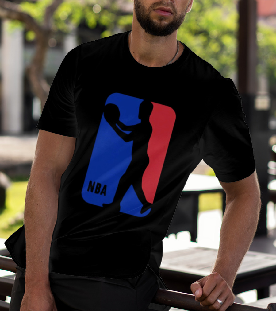 NBA Basketball Player Blue Red T-Shirt
