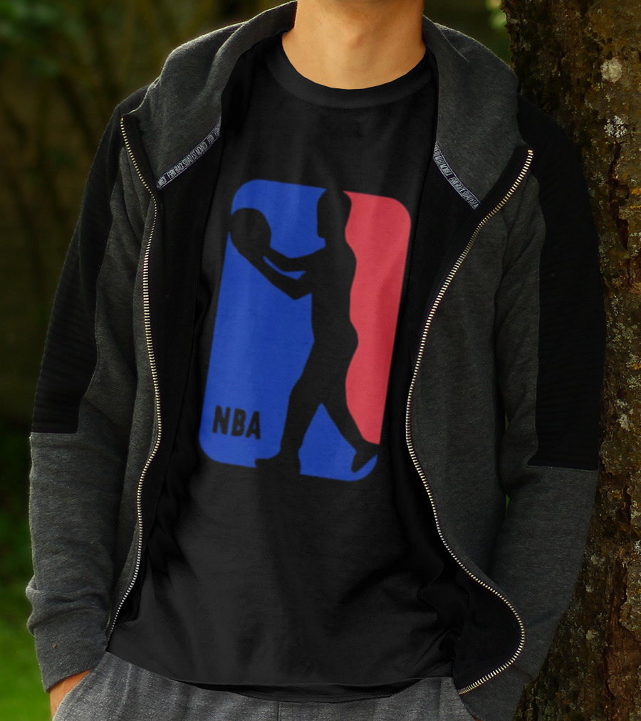 NBA Basketball Player Blue Red T-Shirt