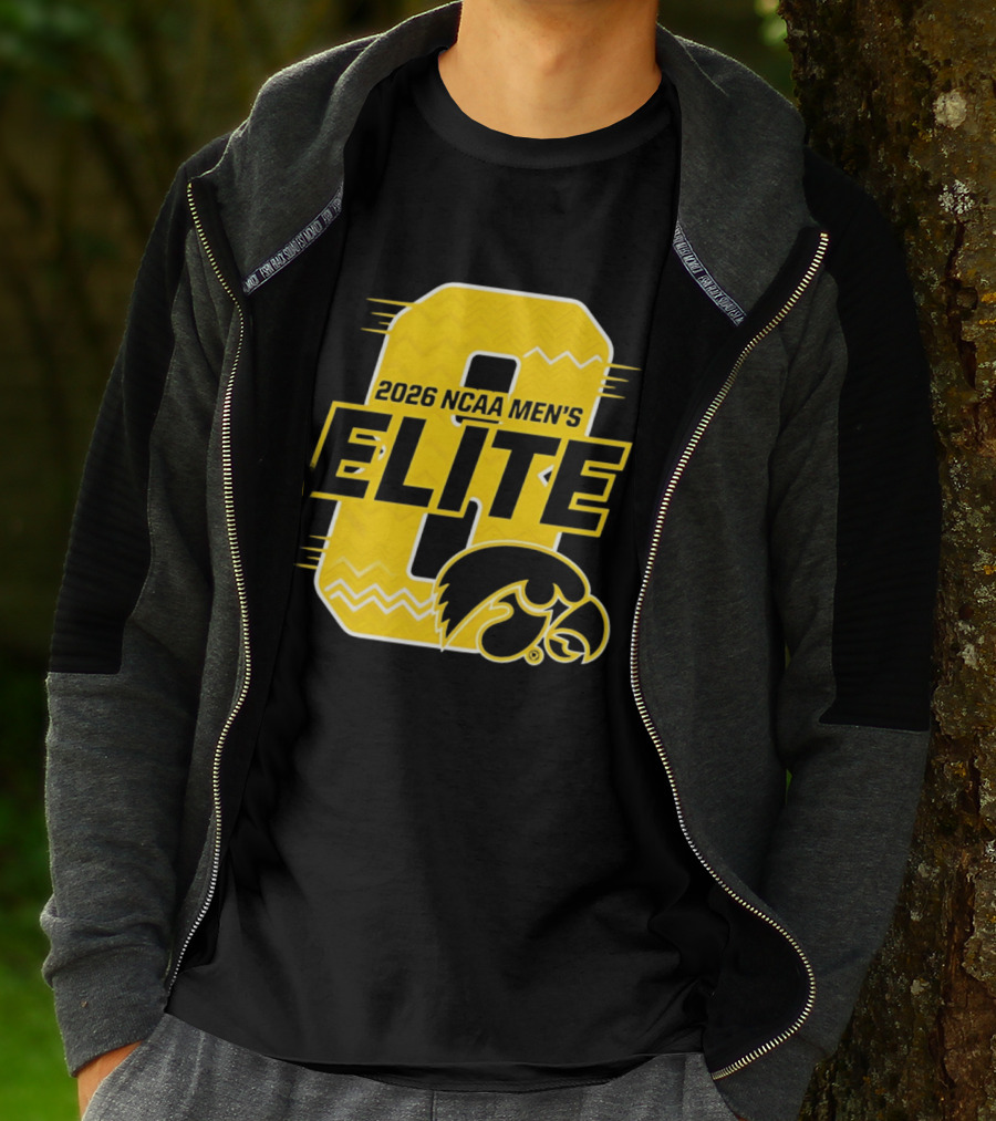 Iowa Hawkeyes 2026 NCAA Men's Elite 8 Basketball T-Shirt