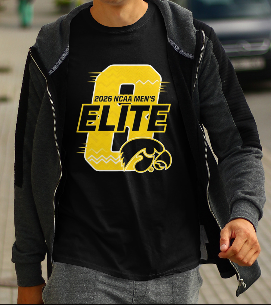 Iowa Hawkeyes 2026 NCAA Men's Elite 8 Basketball T-Shirt