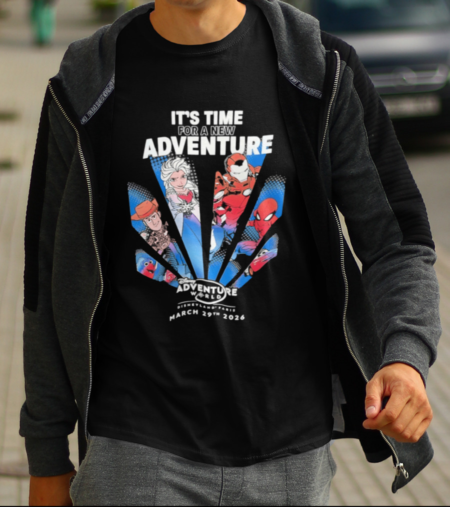 It's Time For A New Adventure At Disney March 29th 2026 T-Shirt