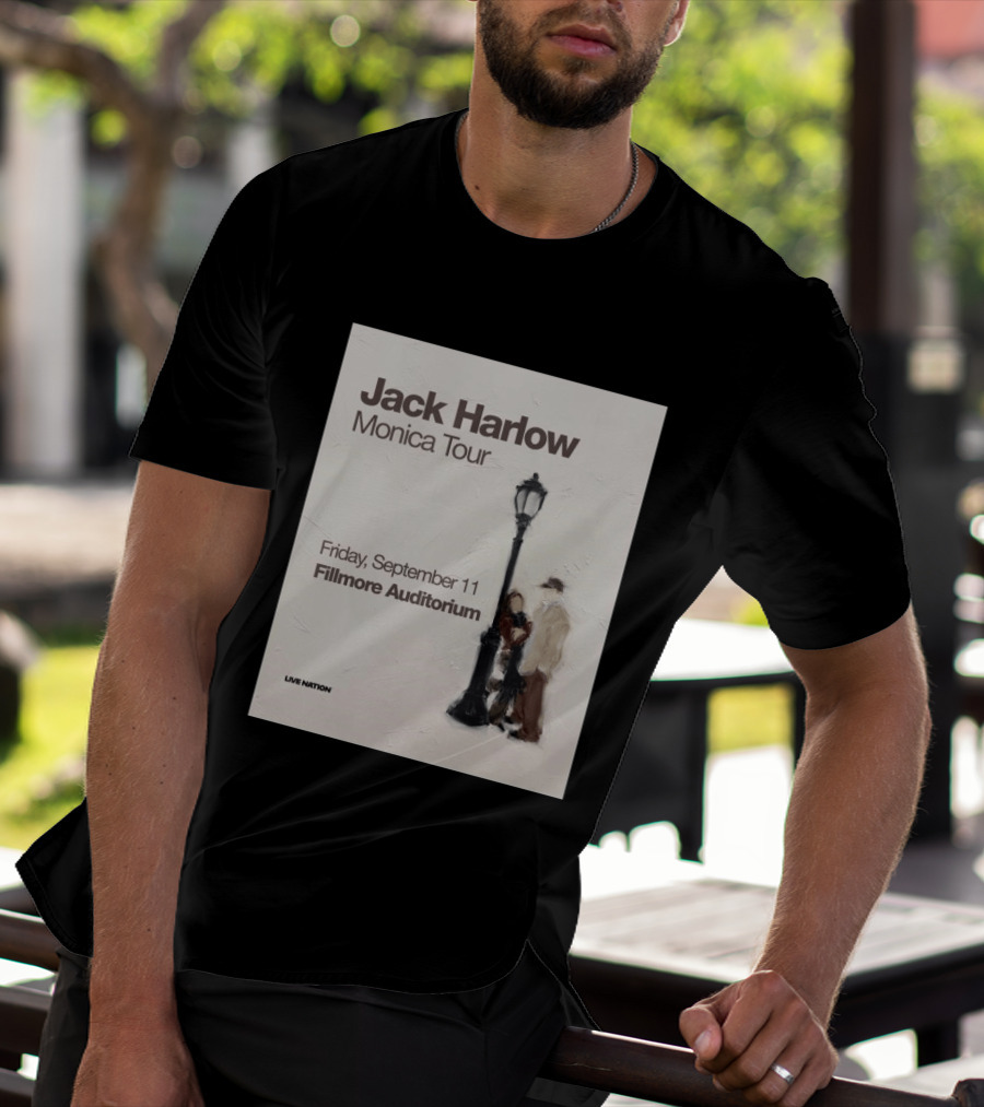 Jack Harlow Monica Tour Fillmore Auditorium Friday September 11 Live Nation T-Shirt