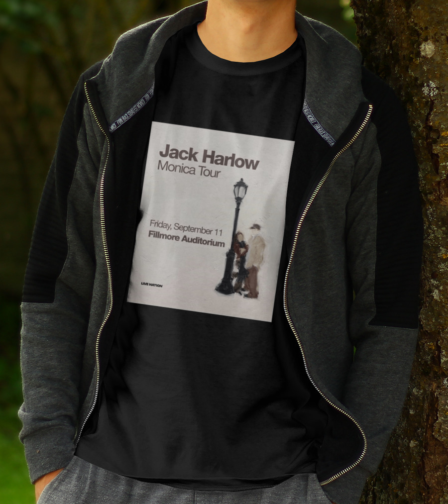 Jack Harlow Monica Tour Fillmore Auditorium Friday September 11 Live Nation T-Shirt