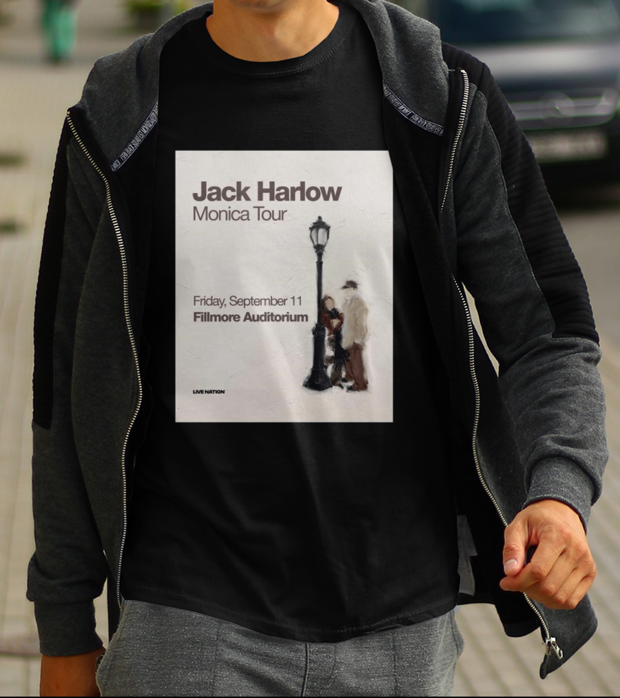 Jack Harlow Monica Tour Fillmore Auditorium Friday September 11 Live Nation T-Shirt