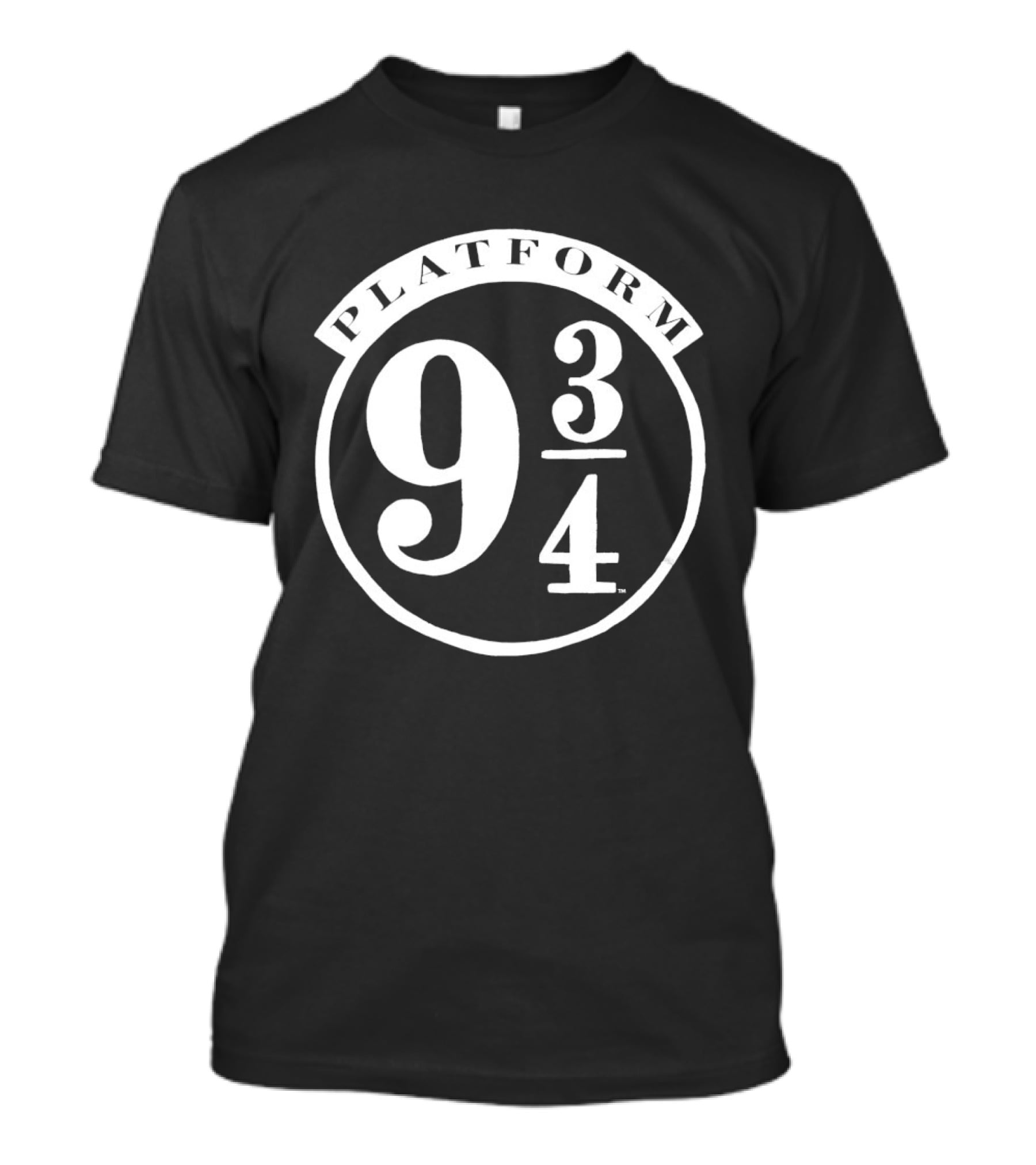 Platform Nine And Three Quarters 9 3/4 Magic Train Station Sign T-Shirt