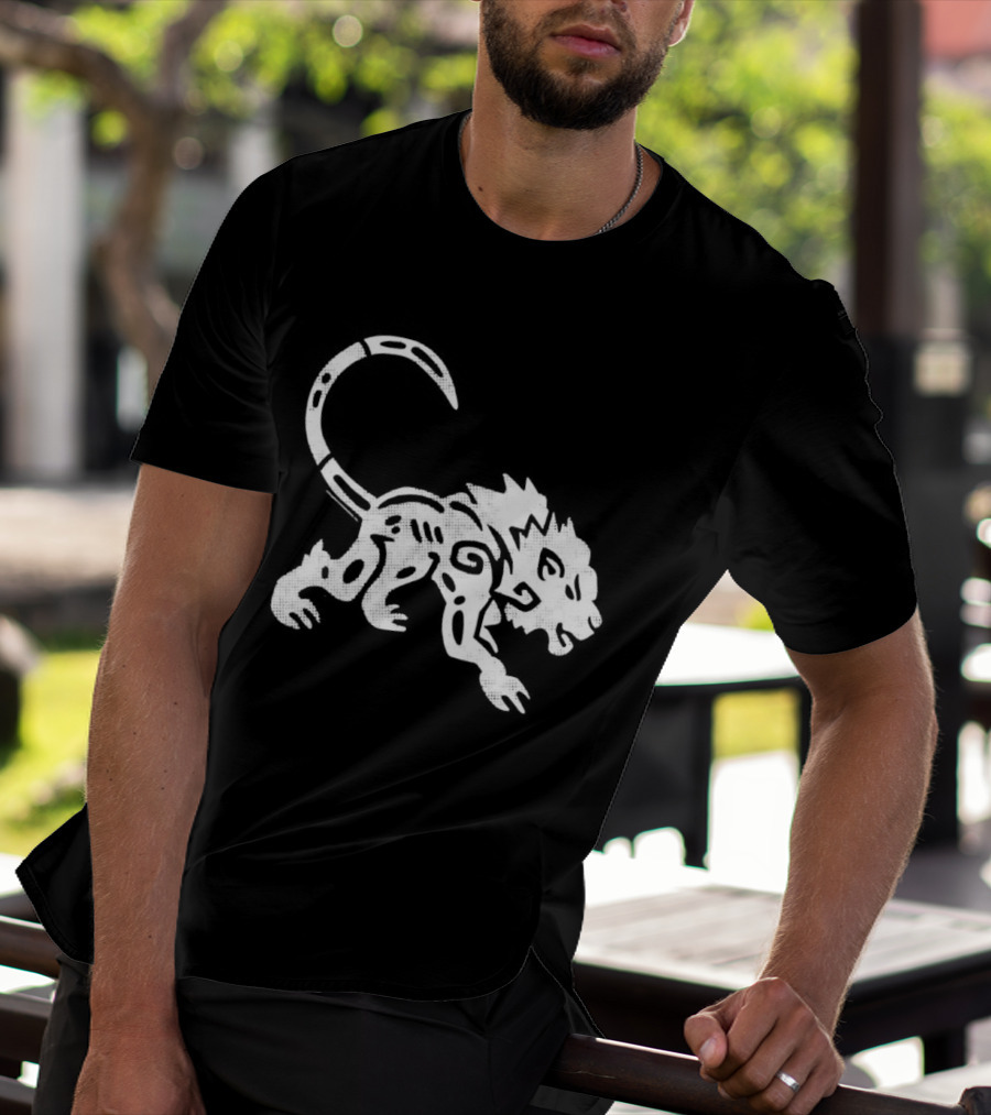 Wizard101 Hidden Temple Jaguars Embroidered White Jaguar T-Shirt