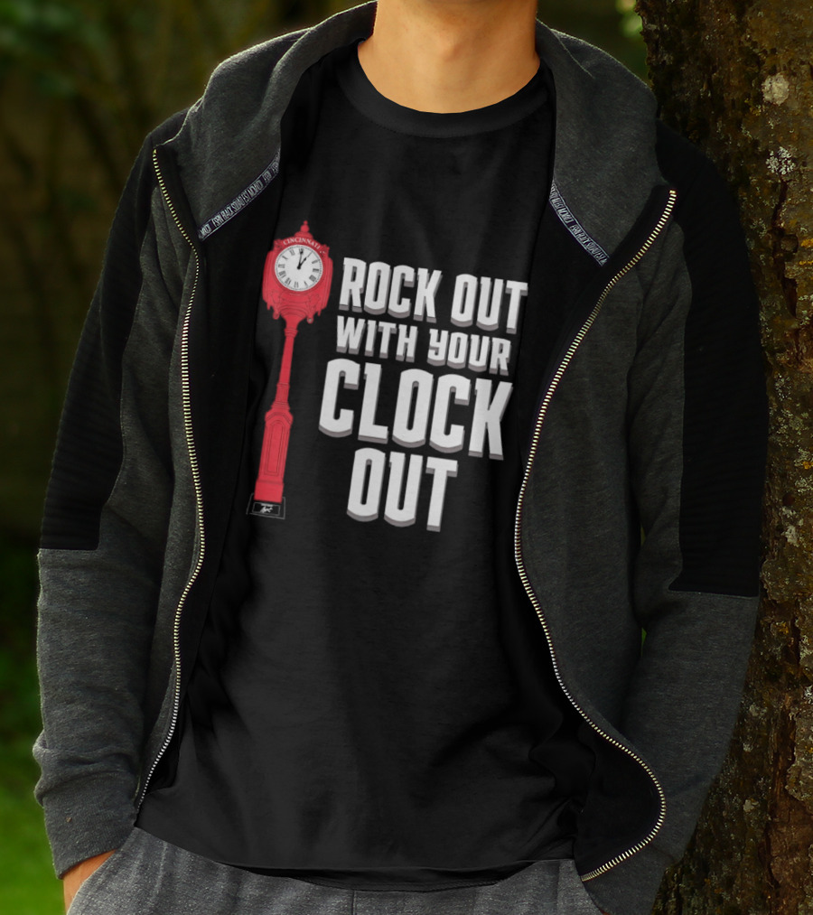 Rock Out With Your Clock Out Cincinnati Tower T-Shirt