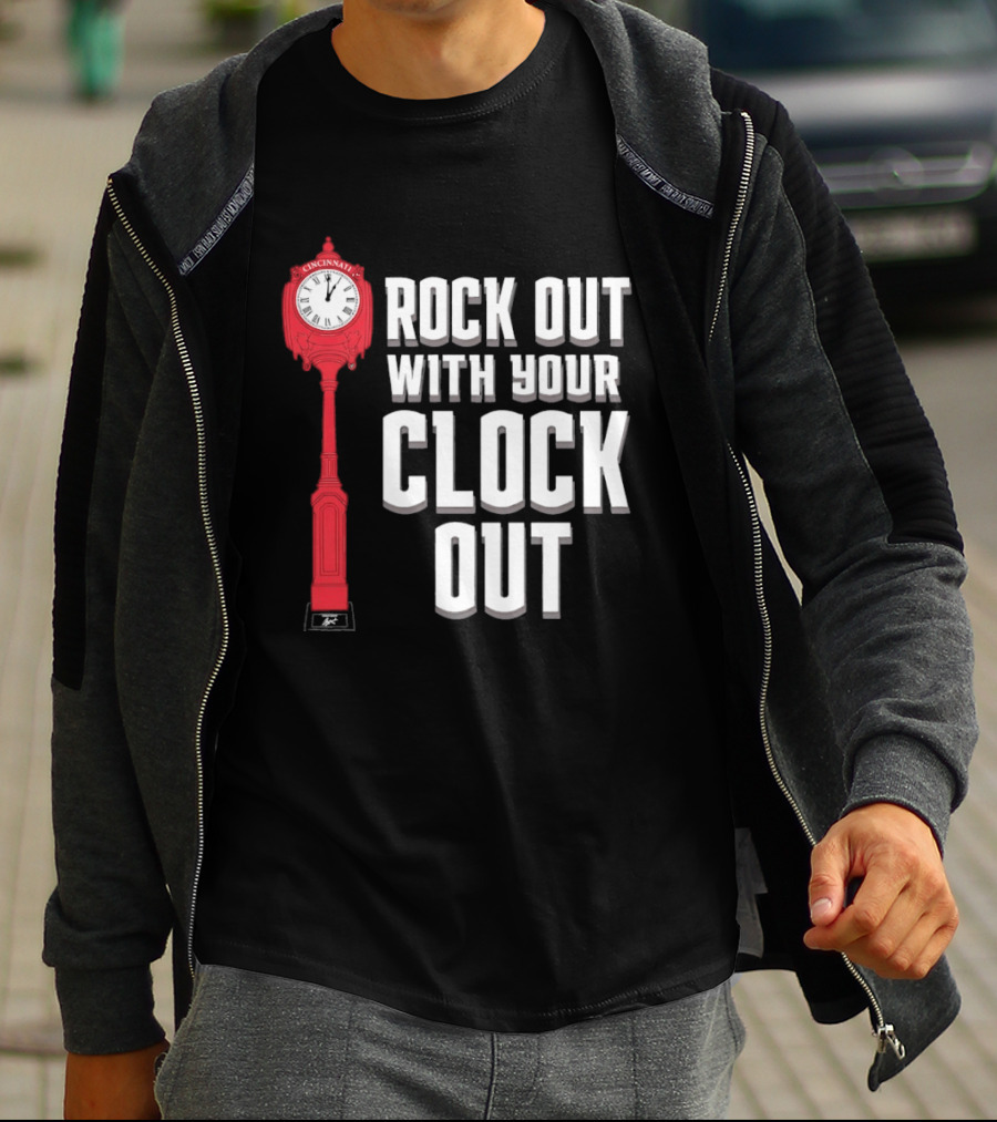 Rock Out With Your Clock Out Cincinnati Tower T-Shirt