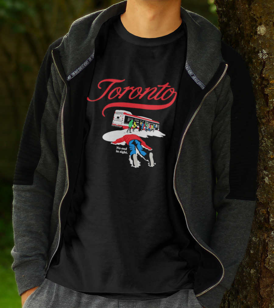 Toronto Transit Commission Bus No End In Sight T-Shirt