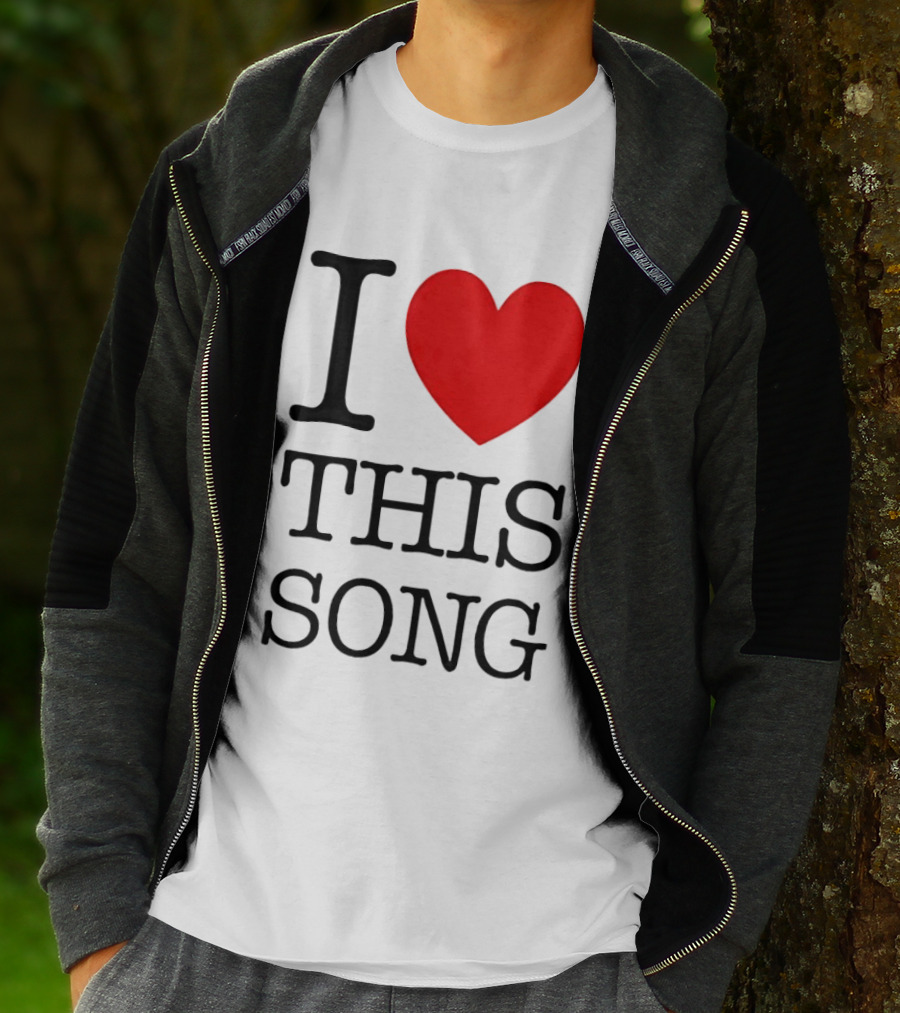 I Heart This Song Music Lover Enthusiast Trendy T-Shirt