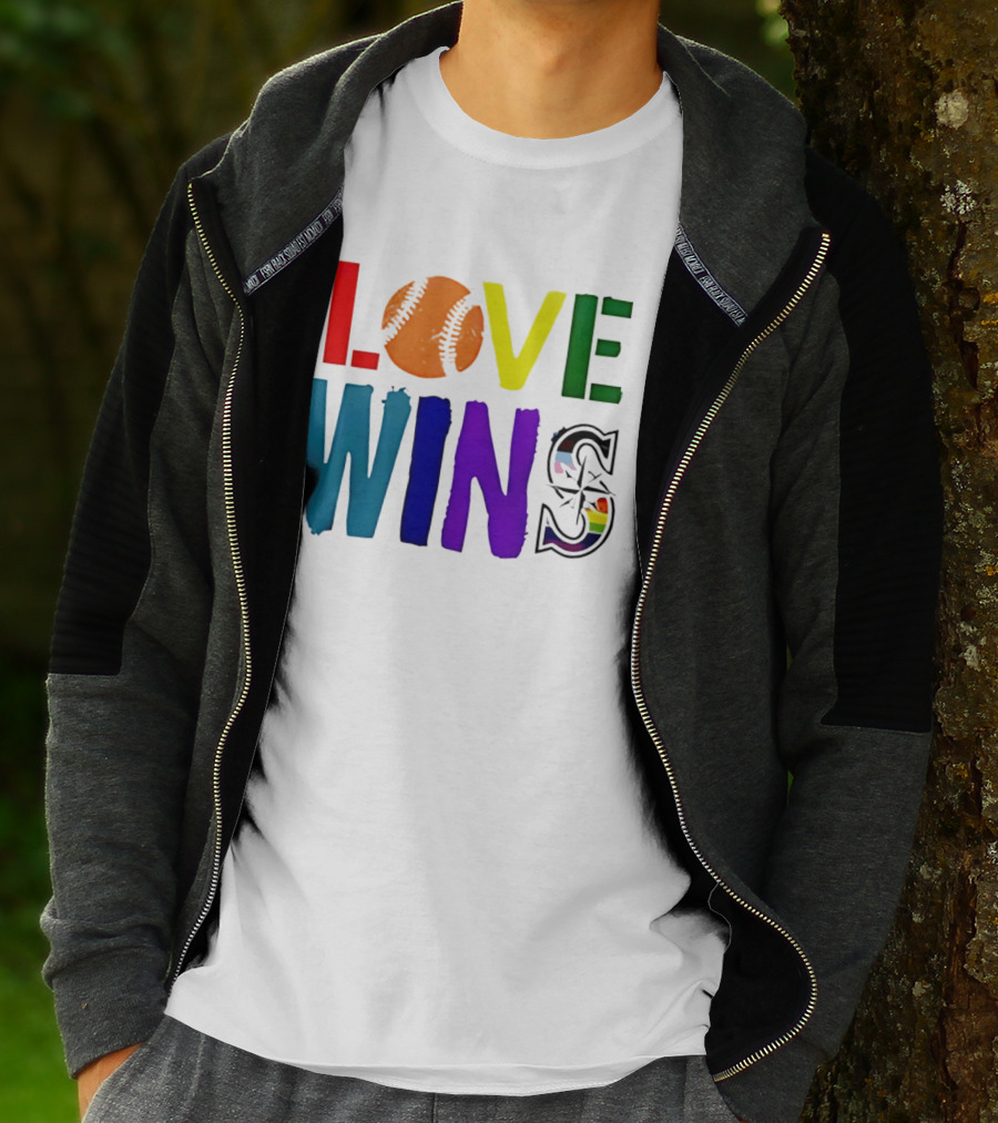 Seattle Mariners Love Wins Spirit Day 2026 T-Shirt