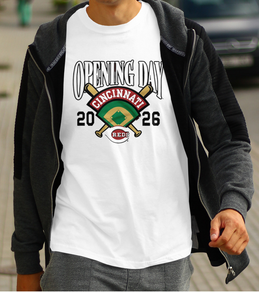 Opening Day 2026 Cincinnati Reds Baseball Event T-Shirt