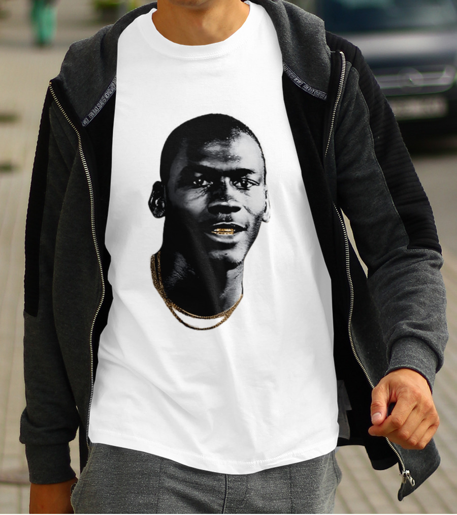 Michael JD Gold Teeth Grill Face T-Shirt