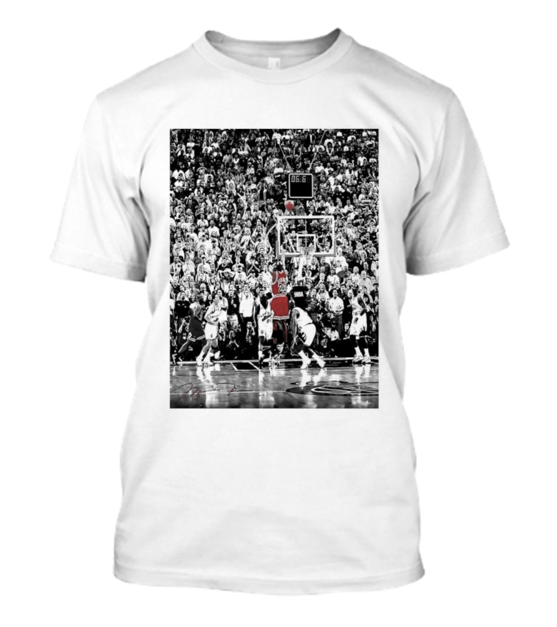 Michael Jordan Last Shot Bulls Basketball Moment T-Shirt
