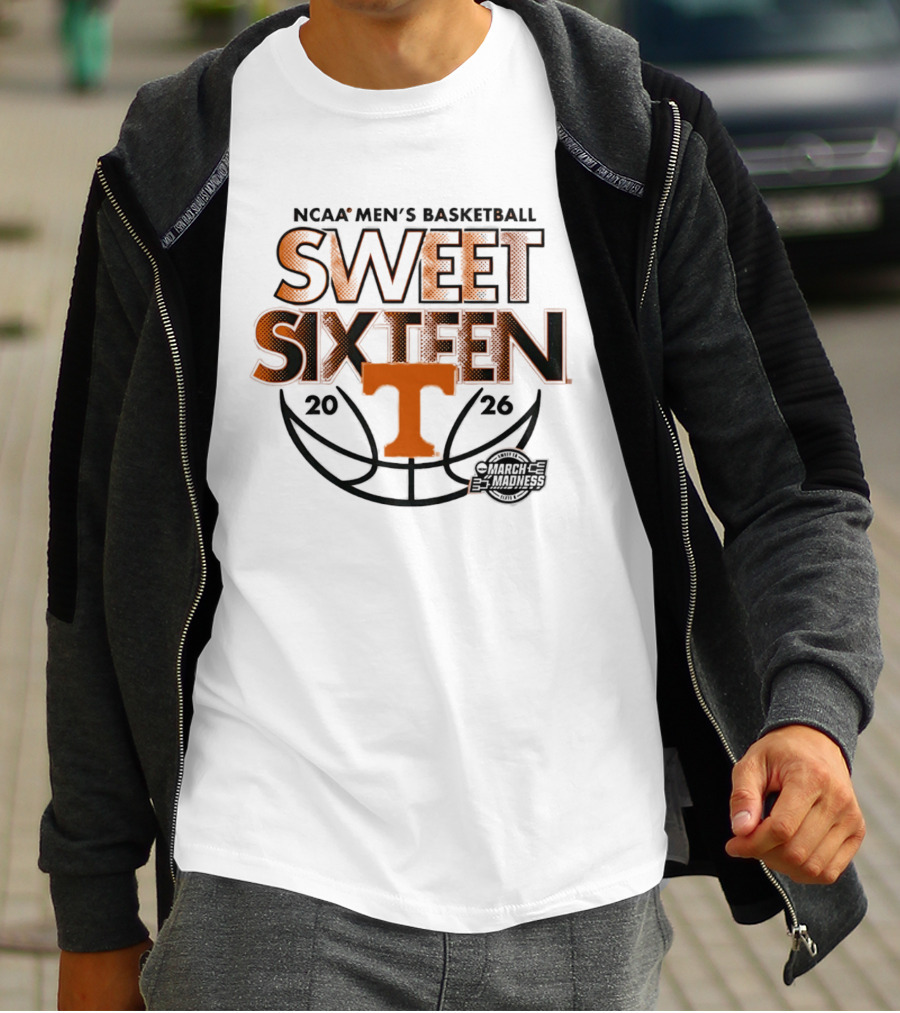 NCAA Men's Basketball 2026 Tennessee Sweet Sixteen March Madness T-Shirt