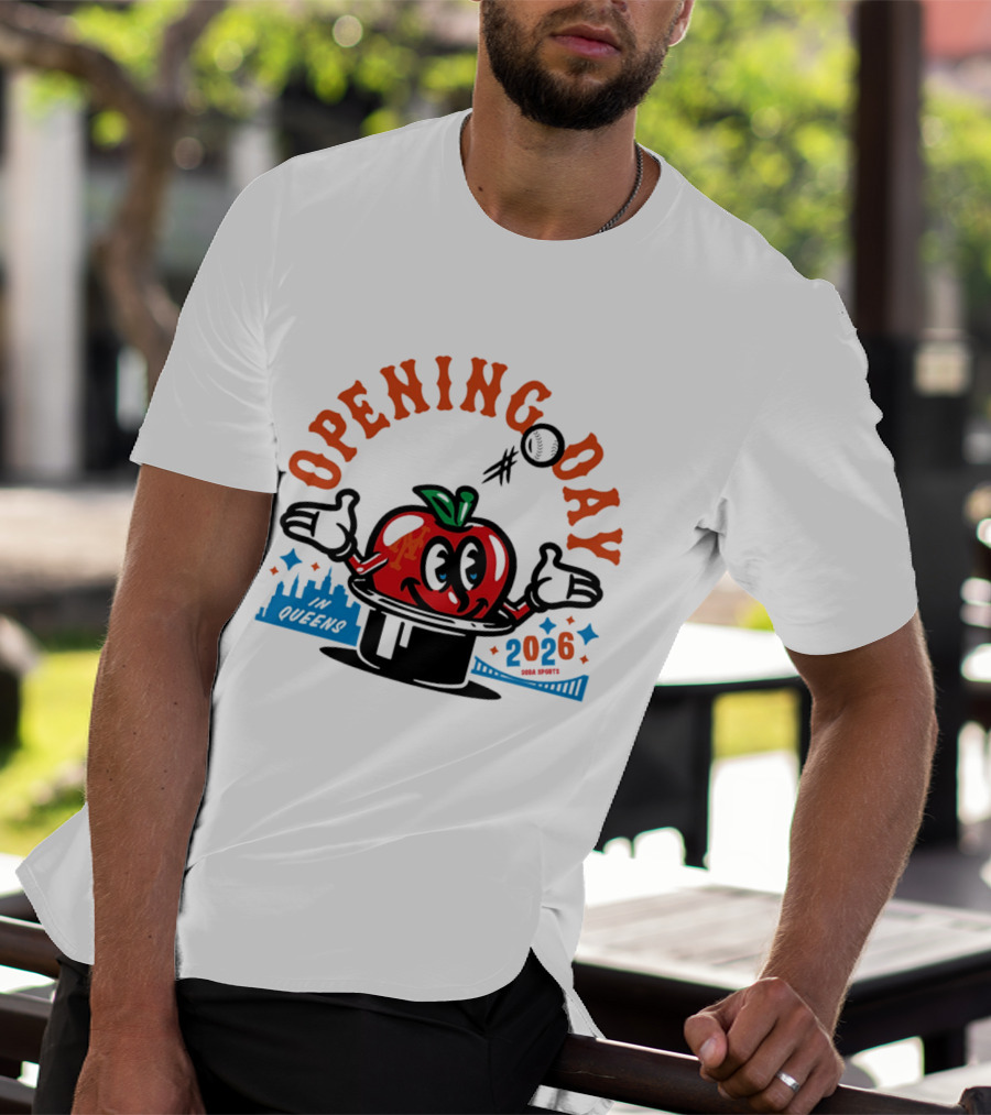 New York Mets Opening Day 2026 Queens Baseball T-Shirt