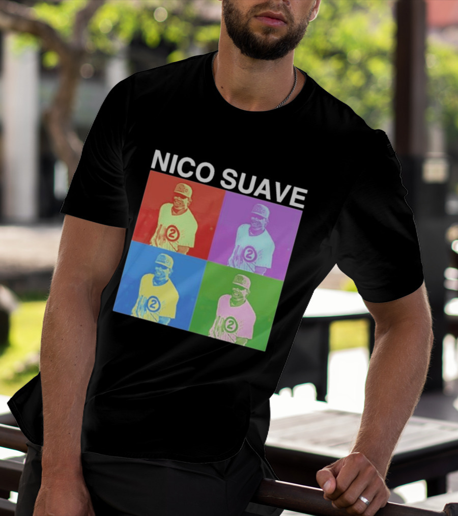 Nico Hoerner Nico Suave Chicago Cubs Player Number 2 Pop T-Shirt