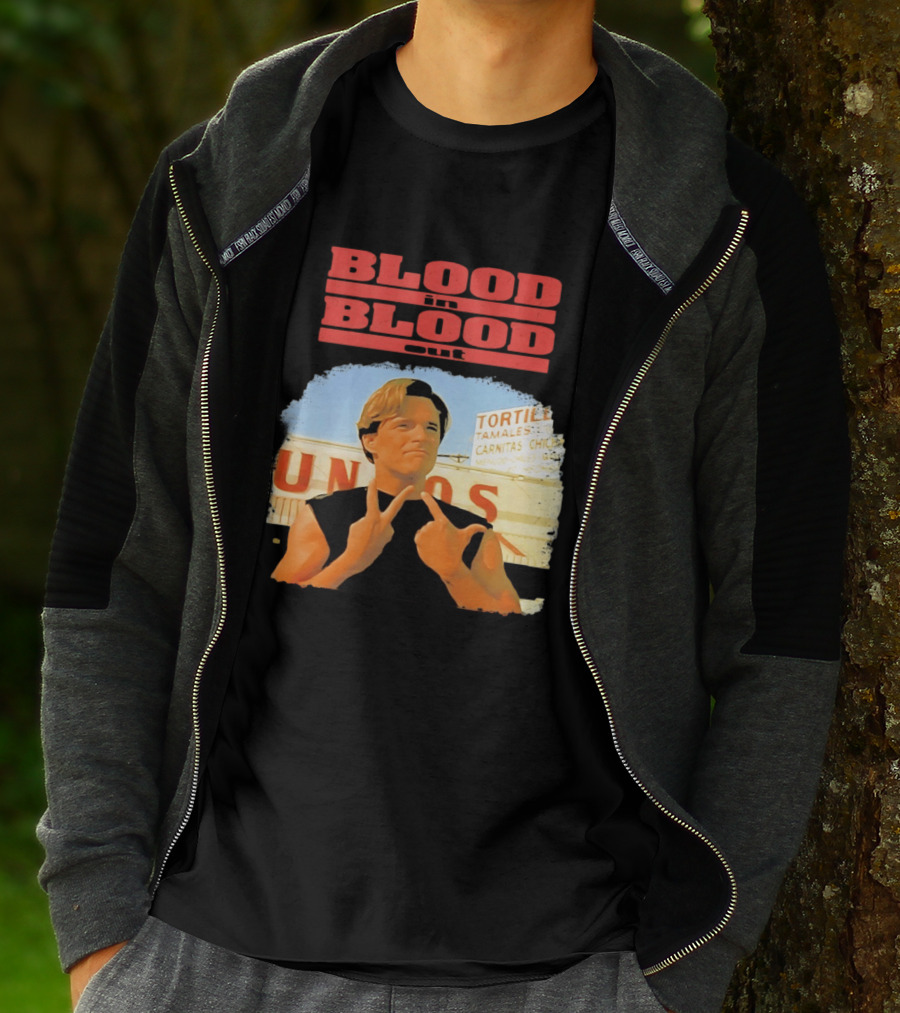 Blood In Blood Out Vatos Locos Image Tribute From Iconic Movie T-Shirt