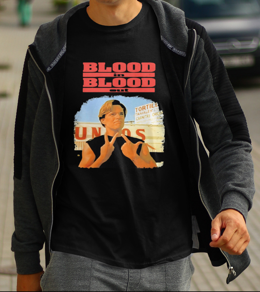 Blood In Blood Out Vatos Locos Image Tribute From Iconic Movie T-Shirt