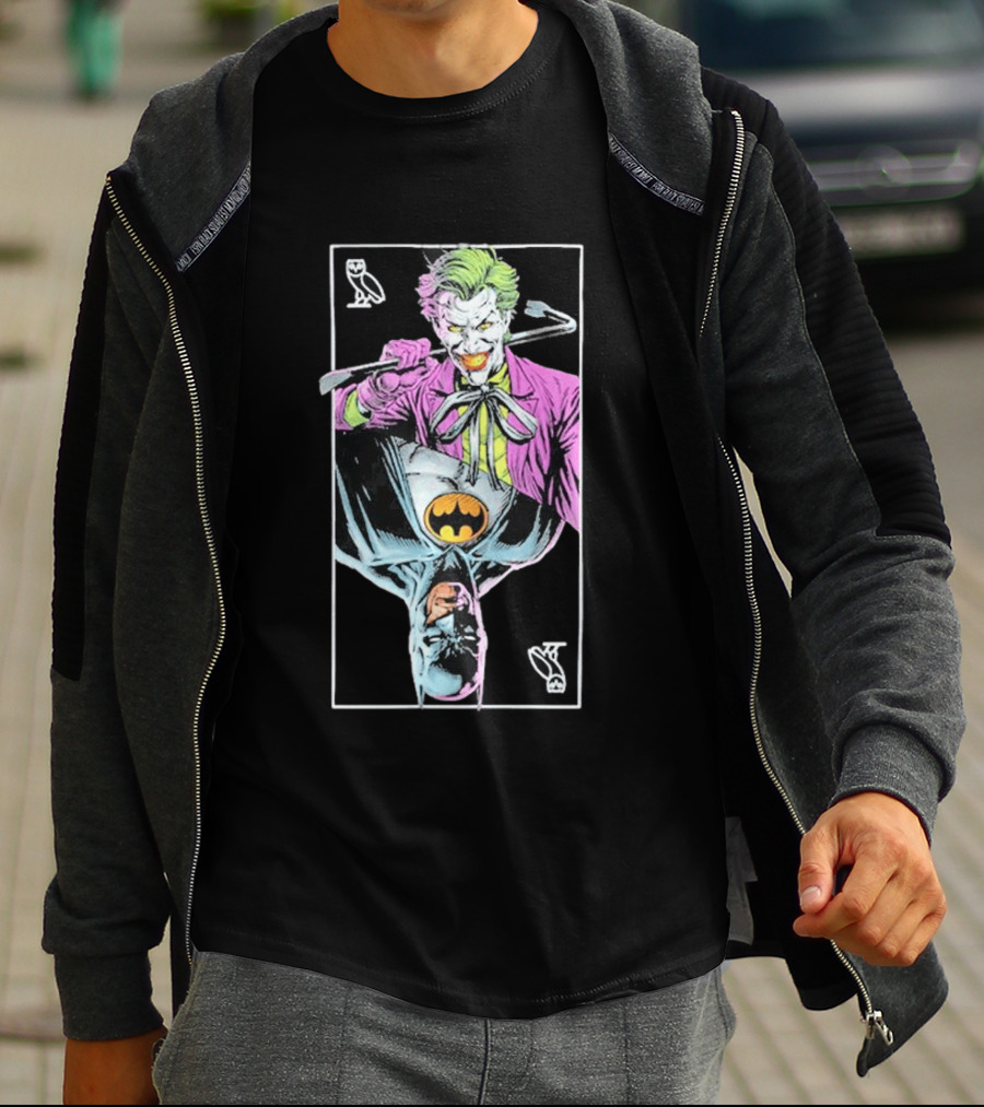 OVO X Batman X The Joker The Mirror Only See The Truth T-Shirt