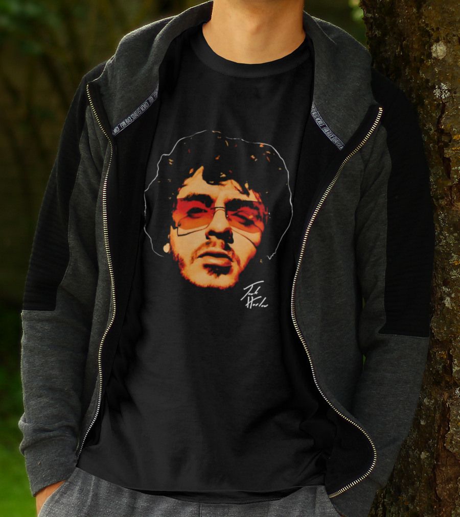 Jack Harlow Big Head Face Art With Signature T-Shirt