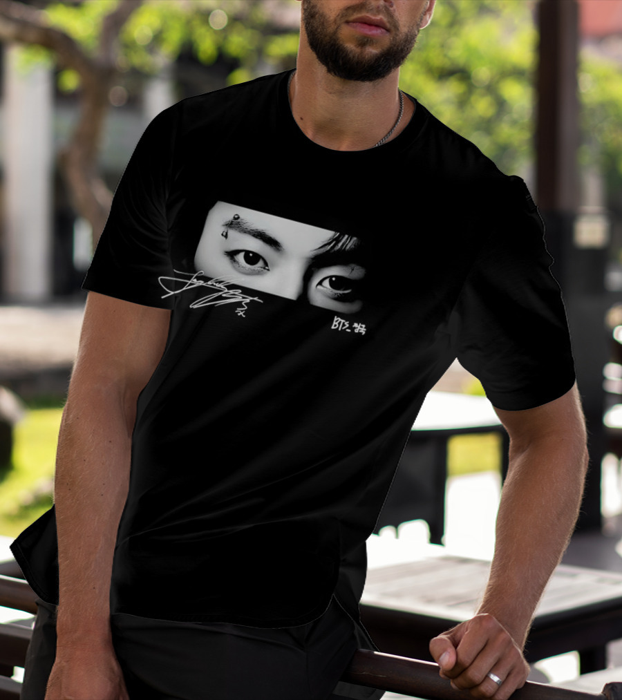 Jungkook Eyes BTS Arirang Tour Apparel K Pop Fandom Fashion T-Shirt