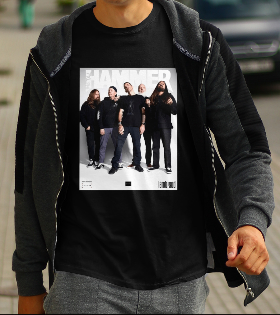 Metal Hammer Cover Featuring Lamb Of God Editorial Band Photo T-Shirt
