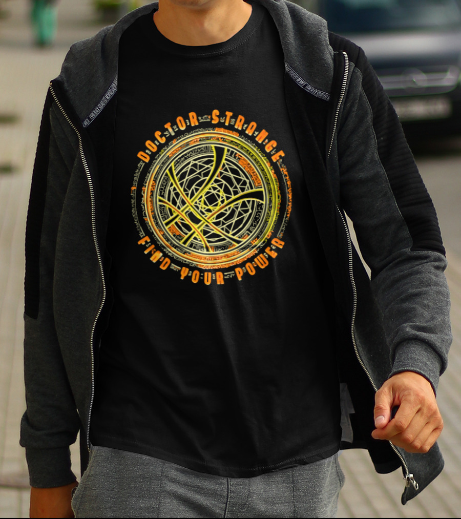Doctor Strange Find Your Power Mandala Magic Circle T-Shirt