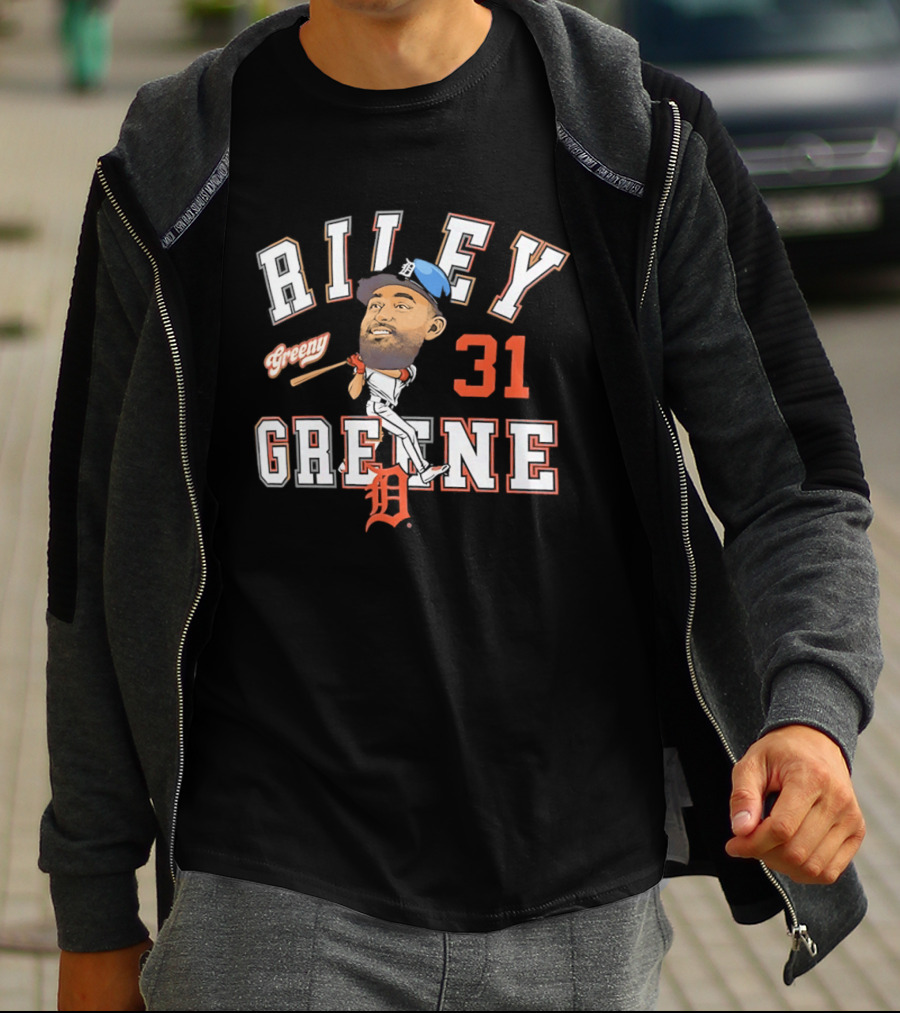 Riley Greene Greeny 31 Detroit Tigers T-Shirt