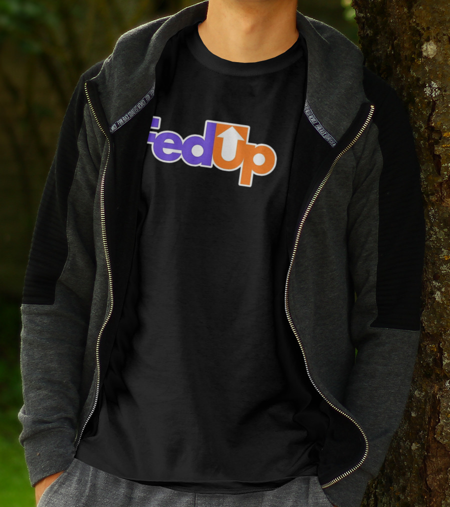 Fed Up Arrow Logo Spoof T-Shirt